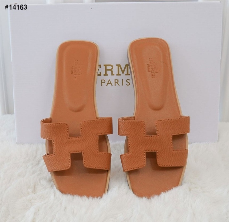 에르메스 오란 베이지 샌들 슬리퍼