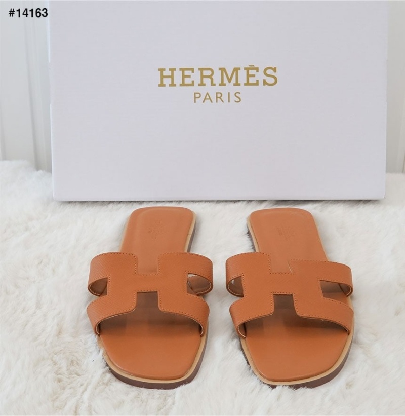 에르메스 오란 베이지 샌들 슬리퍼