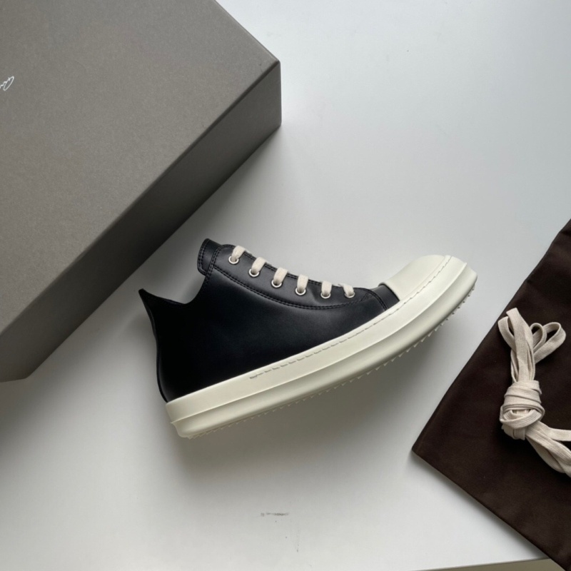 [Rick Owens] 릭 오웬스 라몬즈 레더 로우 스니커즈 (5COLOR)