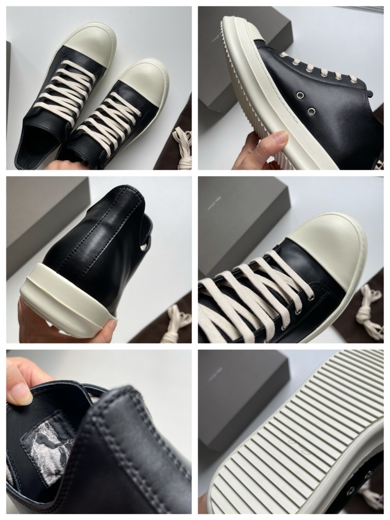 [Rick Owens] 릭 오웬스 라몬즈 레더 로우 스니커즈 (5COLOR)
