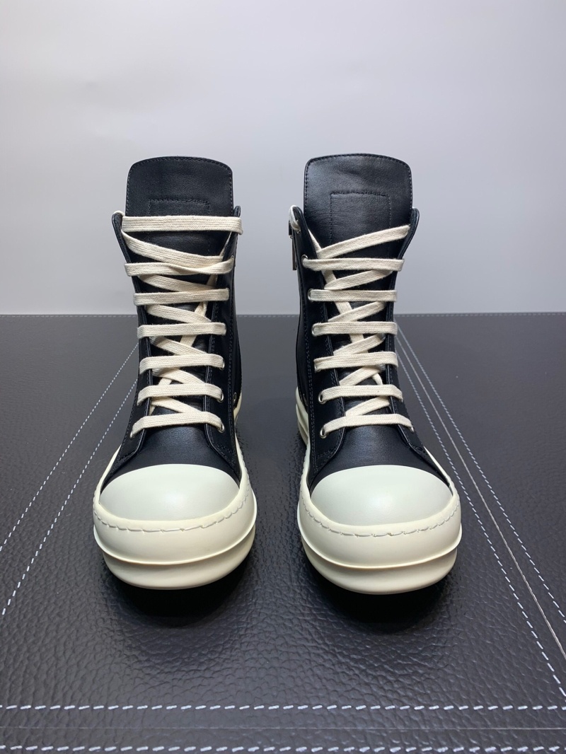 [Rick Owens] 릭 오웬스 라몬즈 레더 LPO 하이탑 스니커즈 -정품급-