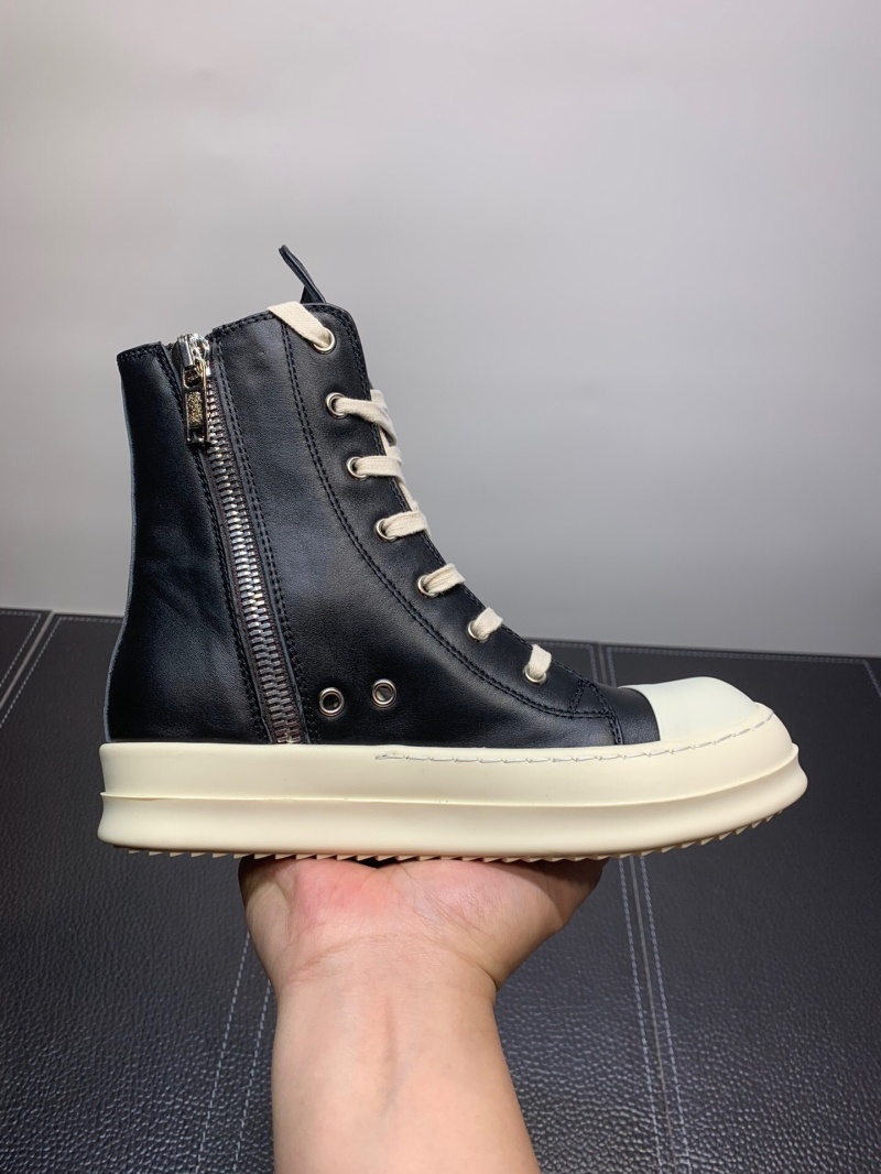 [Rick Owens] 릭 오웬스 라몬즈 레더 LPO 하이탑 스니커즈 -정품급-