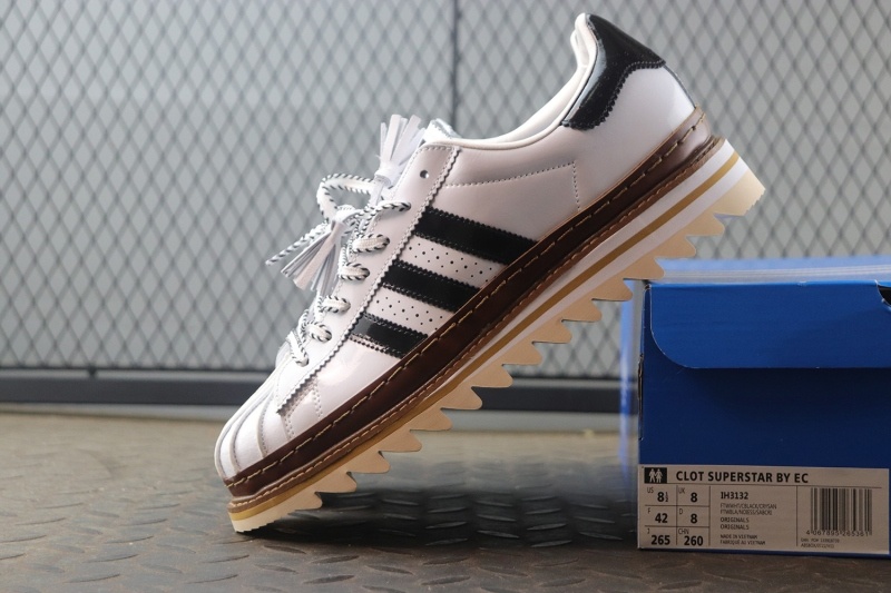 아디다스 x 클랏 슈퍼스타 클라우드 화이트 코어 블랙