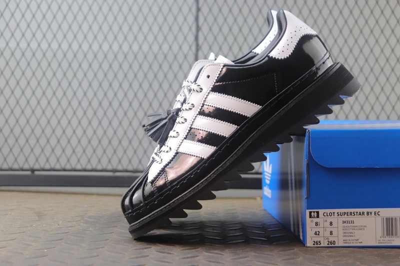 아디다스 x 클랏 슈퍼스타 클라우드 올블랙