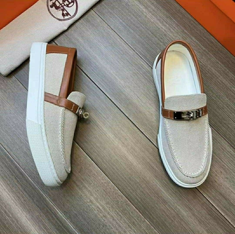 에르메스 게임 켈리 로퍼 -브라운-