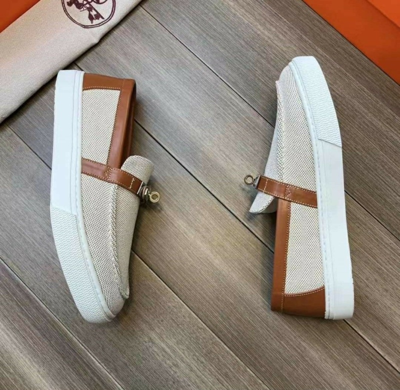 에르메스 게임 켈리 로퍼 -브라운-