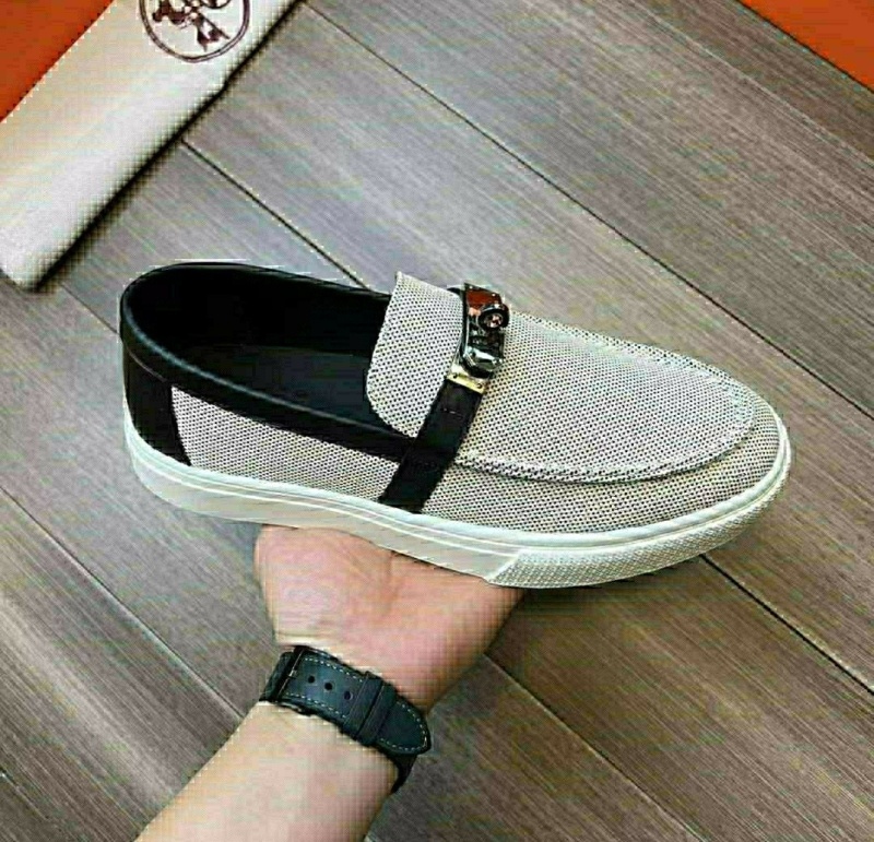 에르메스 게임 켈리 로퍼 -블랙-