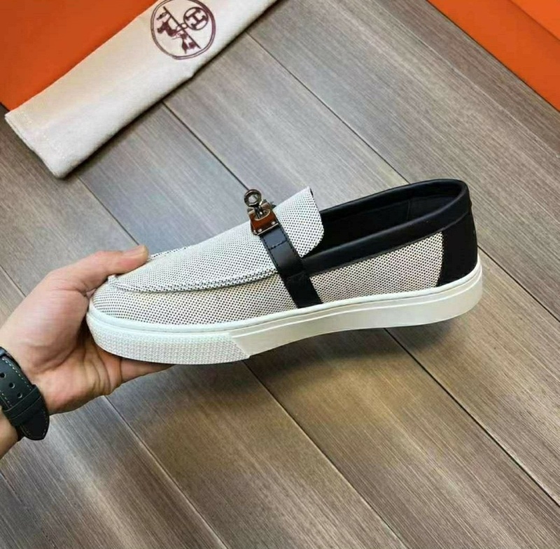 에르메스 게임 켈리 로퍼 -블랙-