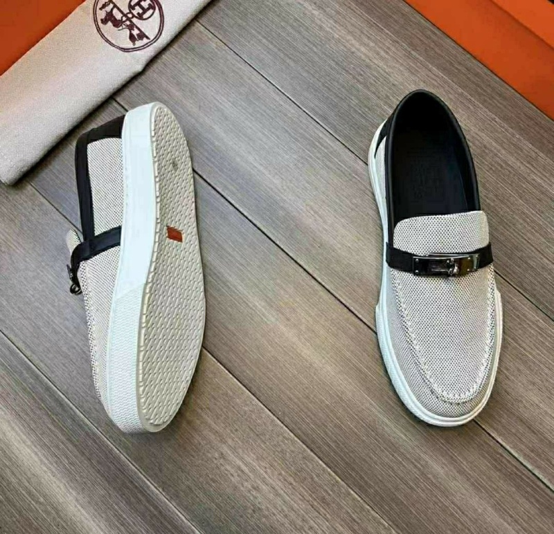 에르메스 게임 켈리 로퍼 -블랙-