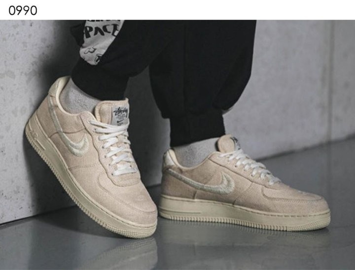 나이키 x 스투시 포스 1 로우 파슬