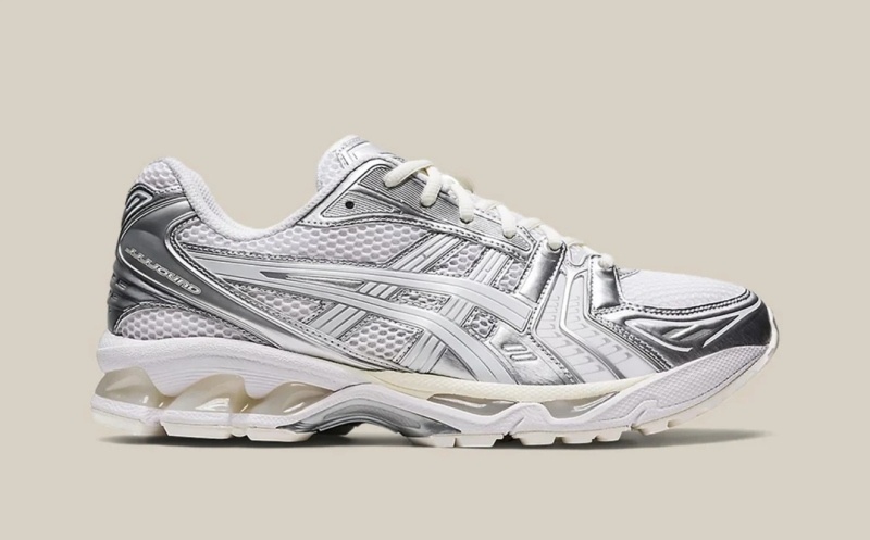 아식스 x JJJ자운드 젤 카야노 14 실버 화이트