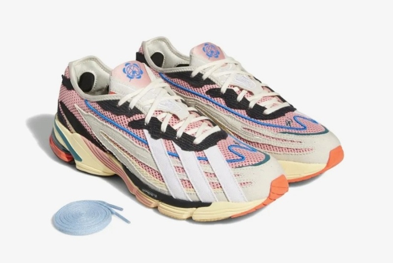 션 우더스푼 x 아디다스 오르케트로 화이트 이지 옐로우