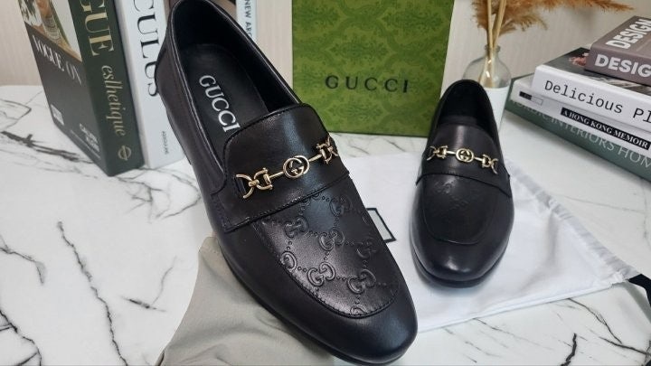 구찌 ED 홀스빗 가죽로퍼