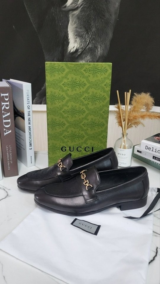 구찌 ED 홀스빗 가죽로퍼