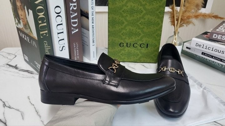 구찌 ED 홀스빗 가죽로퍼