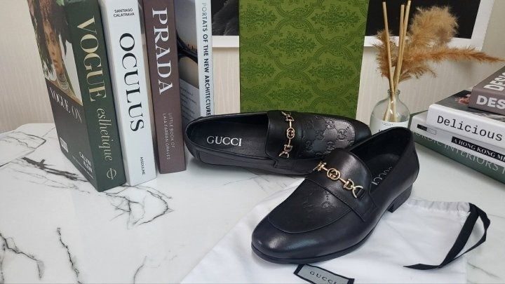 구찌 ED 홀스빗 가죽로퍼