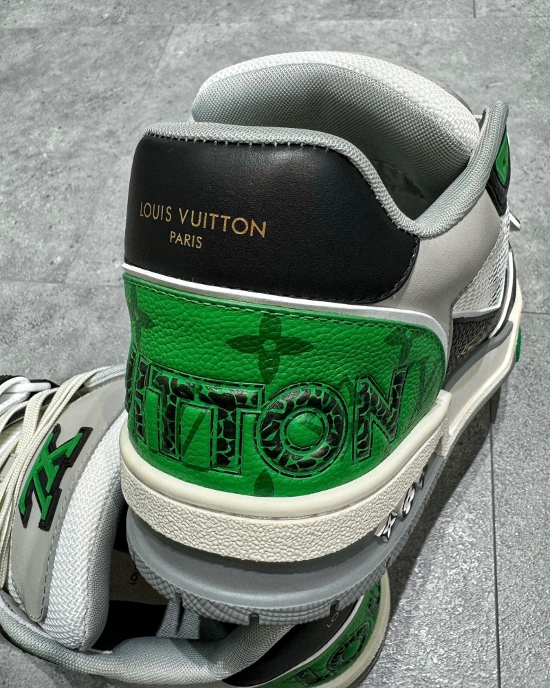 루이비통 LV 트레이너 스니커즈 모노그램 - 플라워 그린