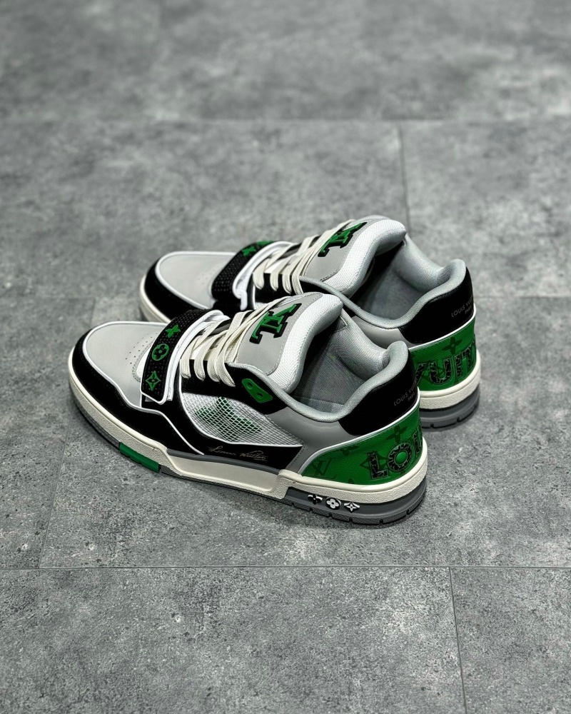 루이비통 LV 트레이너 스니커즈 모노그램 - 플라워 그린