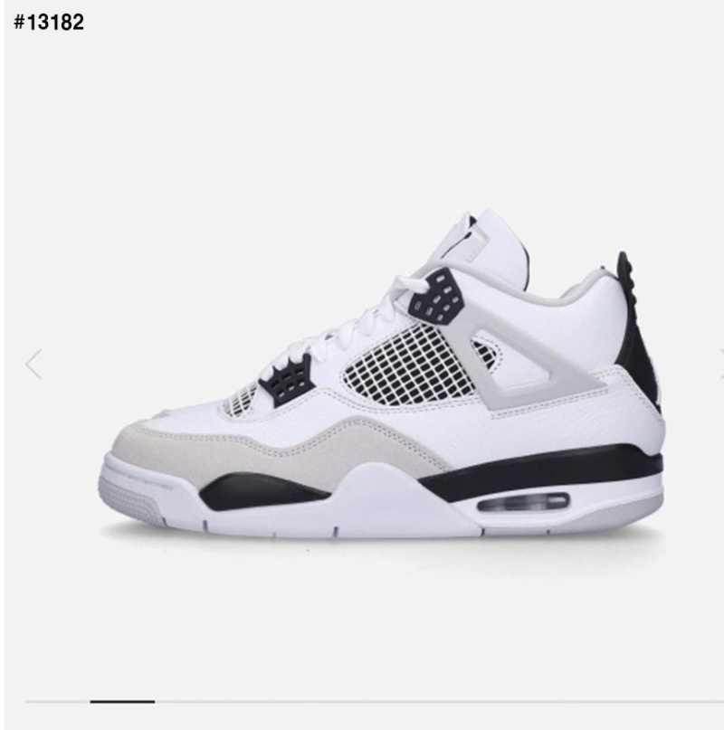조던 4 레트로 화이트 앤 블랙