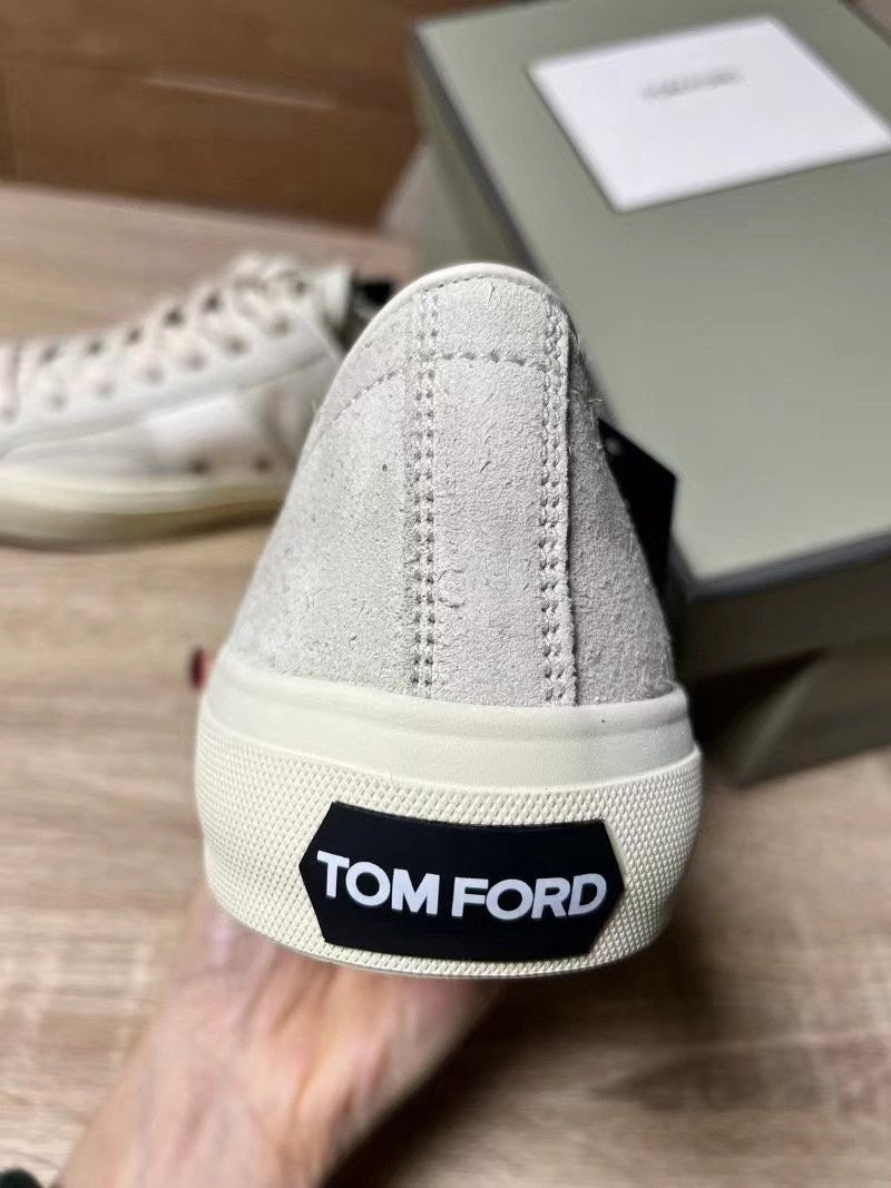 톰포드 스웨이드 캠브리지 스니커즈 마블 크림