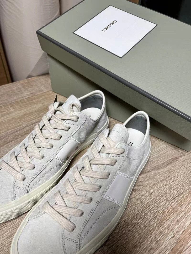 톰포드 스웨이드 캠브리지 스니커즈 마블 크림