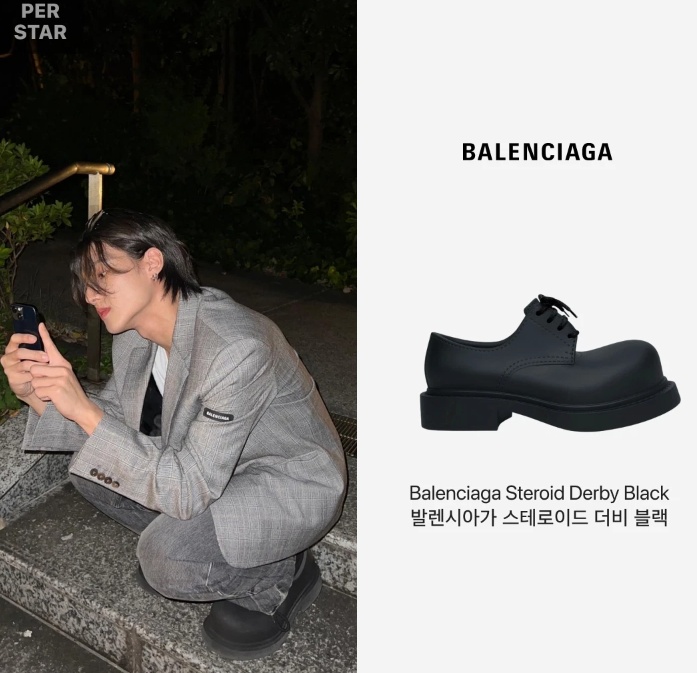 발렌시아가 스테로이드 더비 블랙