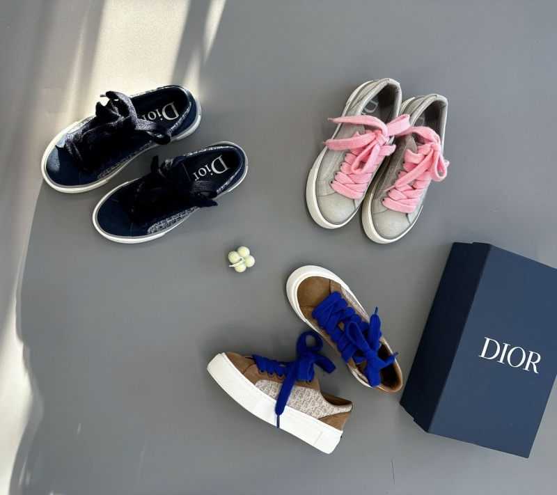 디올 B33 오블리크 자카드 & 스웨이드 스니커즈 - 3 Color