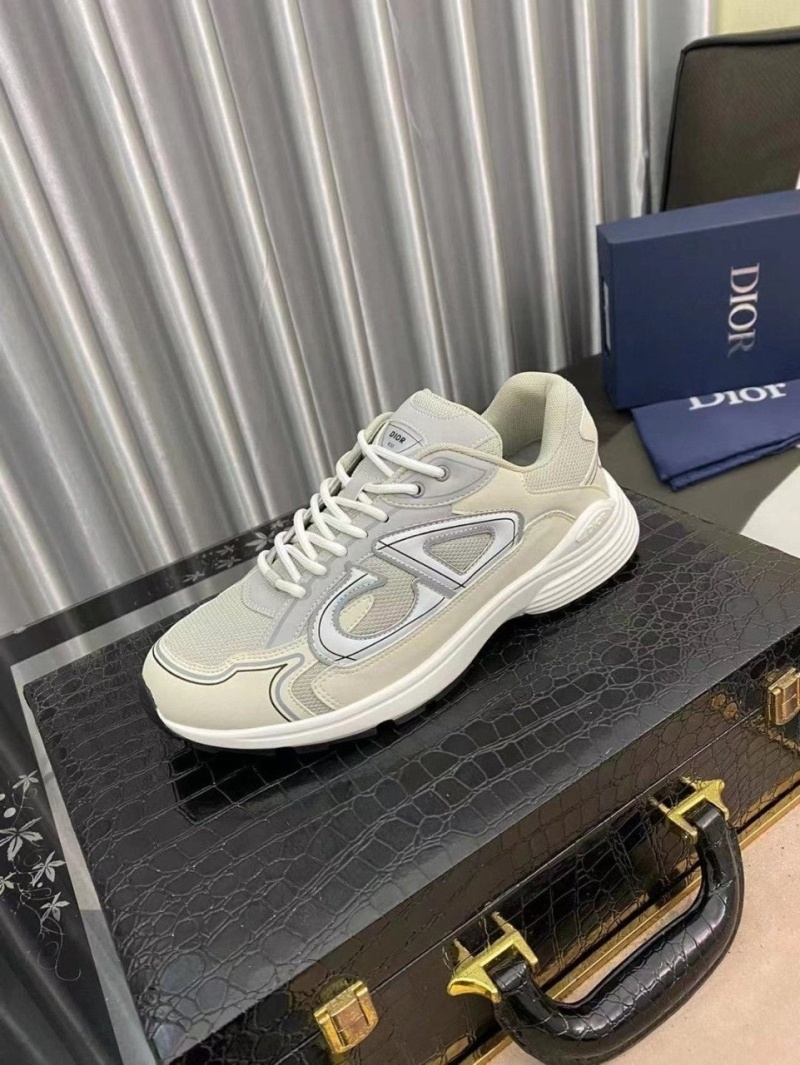 디올 B30 스니커즈 메쉬 테크니컬 패브릭 그레이