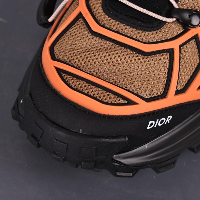 디올 B31 러너 스니커즈 베이지 테크니컬 메쉬 오렌지