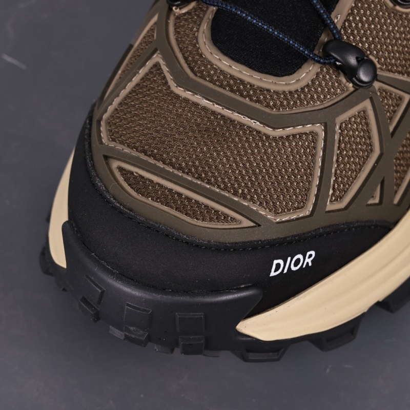 디올 B31 러너 스니커즈 브라운 테크니컬 메쉬 카키