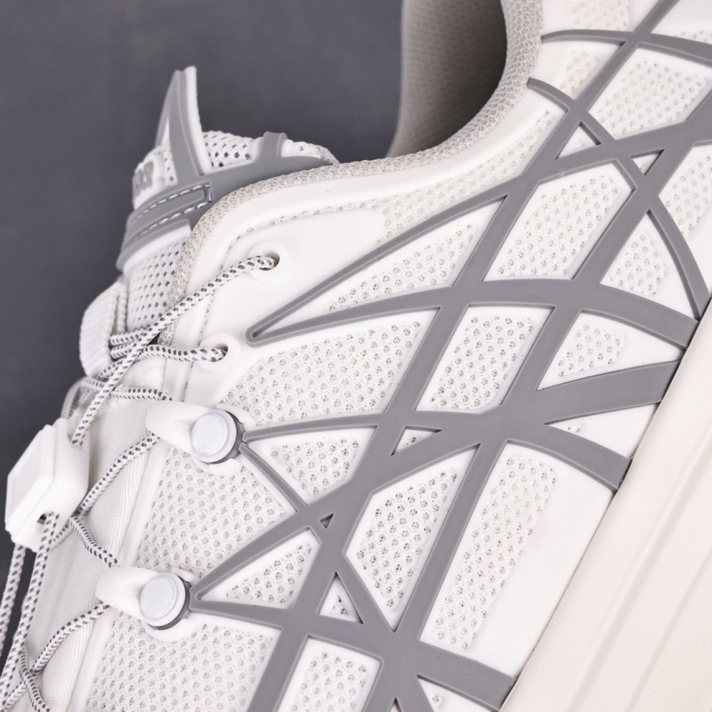 디올 B31 러너 스니커즈 화이트 테크니컬 메쉬 그레이