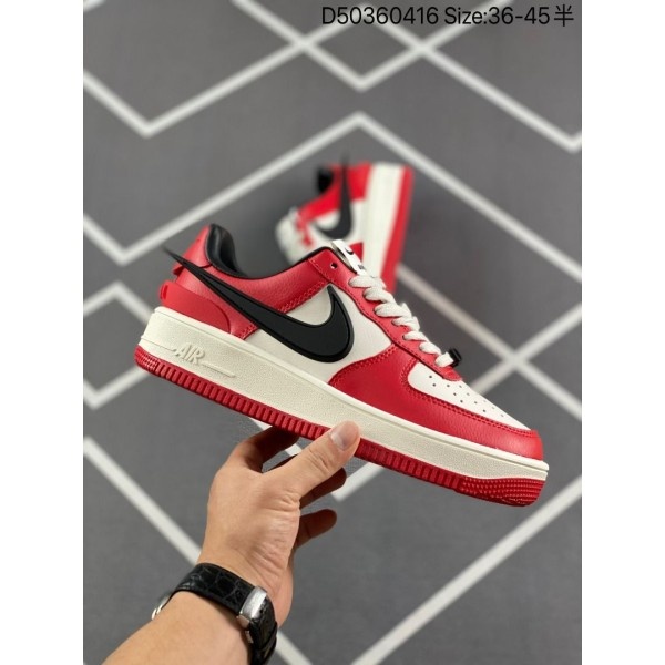 나이키 x 앰부쉬 에어포스1 로우 - 레드