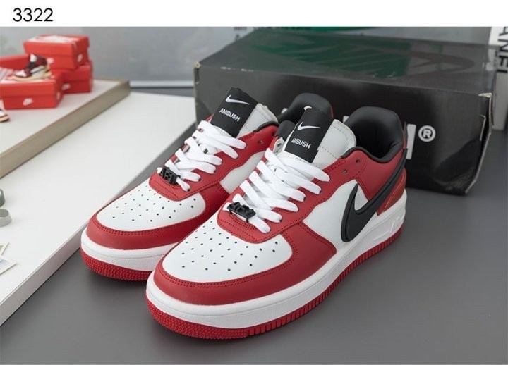 나이키 x 앰부쉬 에어포스1 로우 - 레드