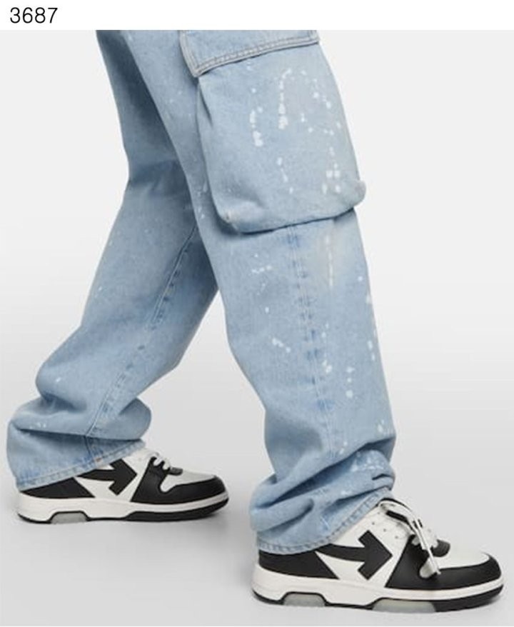 오프화이트 아웃 오브 오피스 OOO 스니커즈 화이트 블랙