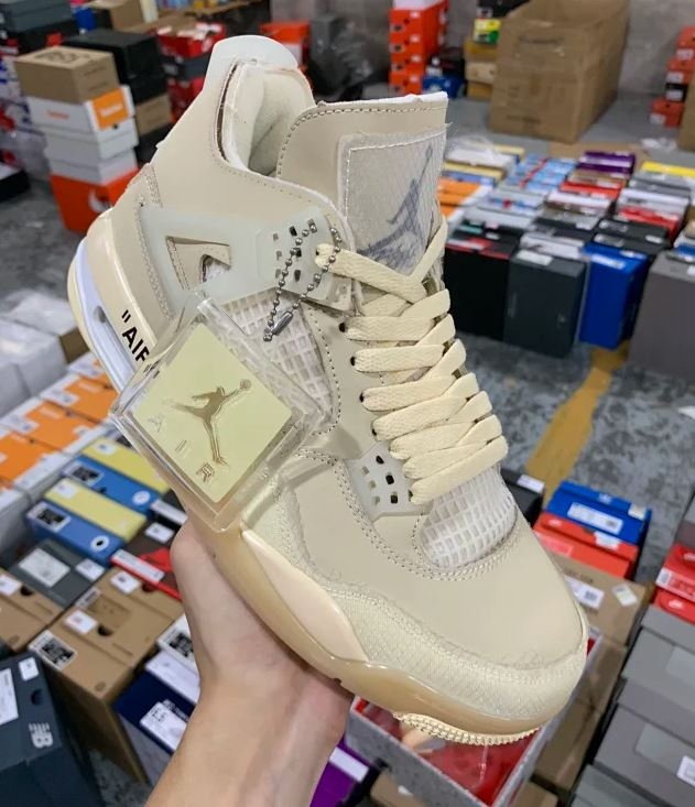 [나이키] 조던 4 x 오프화이트 레트로 SP 세일