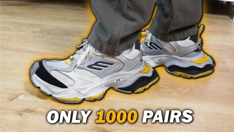 발렌시아가 카고 스니커즈 그레이 블랙 옐로우 -해외배송-