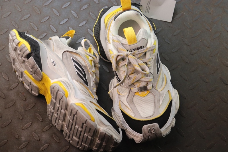 발렌시아가 카고 스니커즈 그레이 블랙 옐로우 -해외배송-