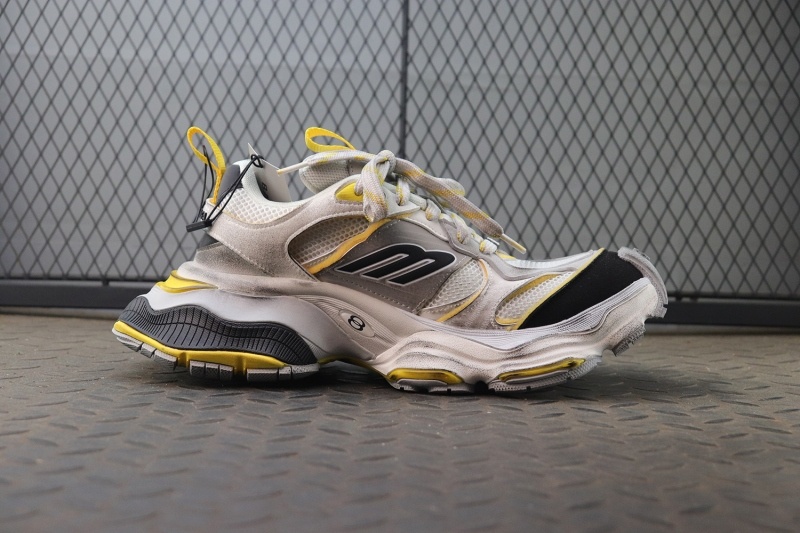 발렌시아가 카고 스니커즈 그레이 블랙 옐로우 -해외배송-