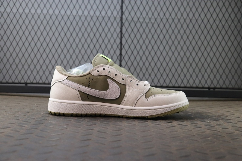 [나이키] 조던 1 x 트래비스 스캇 레트로 로우 골프 NRG 뉴트럴 올리브 -해외배송-