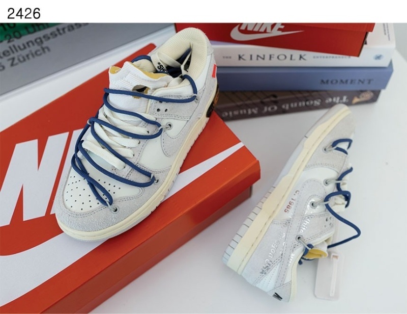 나이키 x 오프화이트 신발 레플리카  덩크 로우 더 50 로트