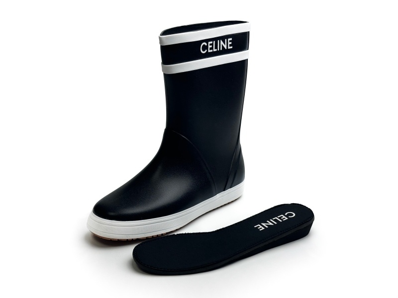 셀린느 러버 레인 부츠