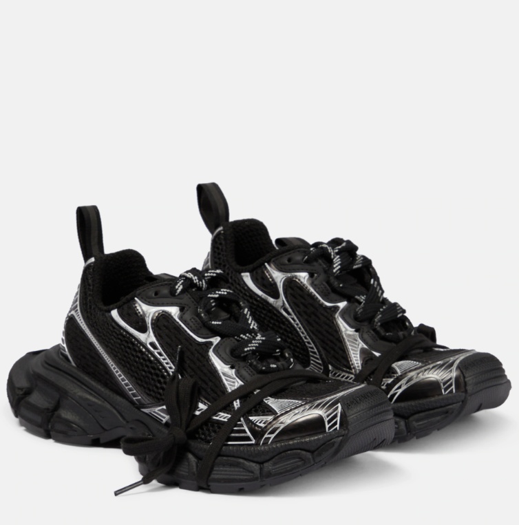 발렌시아가 3XL 스니커즈 블랙 화이트