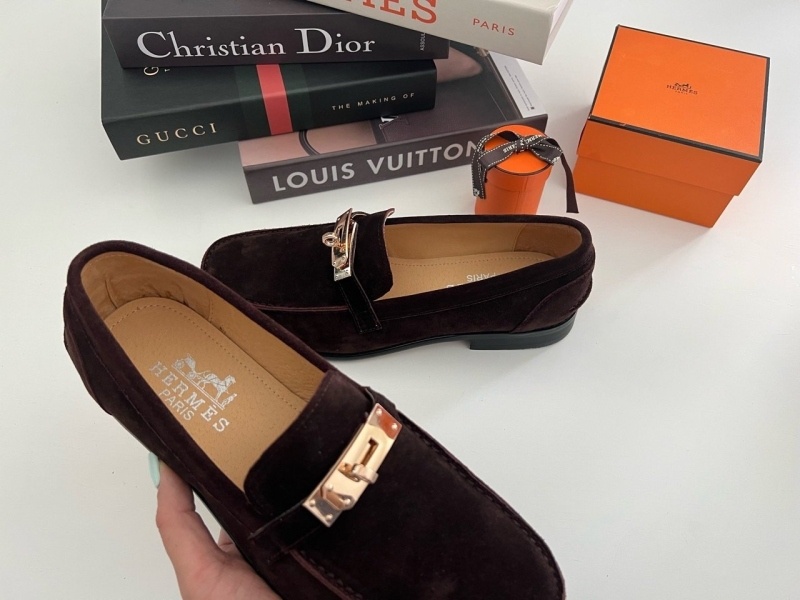 에르메스 데스틴 로퍼 - 다크브라