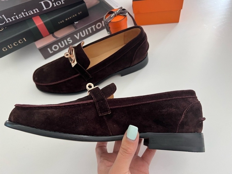 에르메스 데스틴 로퍼 - 다크브라