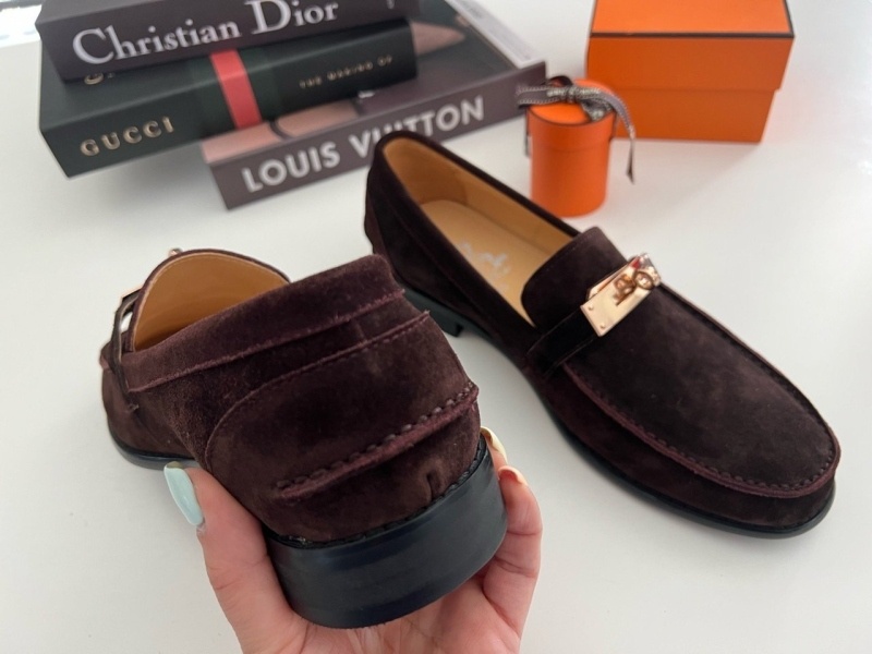 에르메스 데스틴 로퍼 - 다크브라