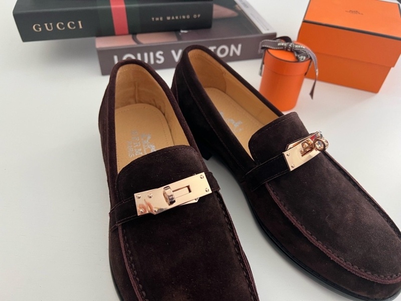 에르메스 데스틴 로퍼 - 다크브라