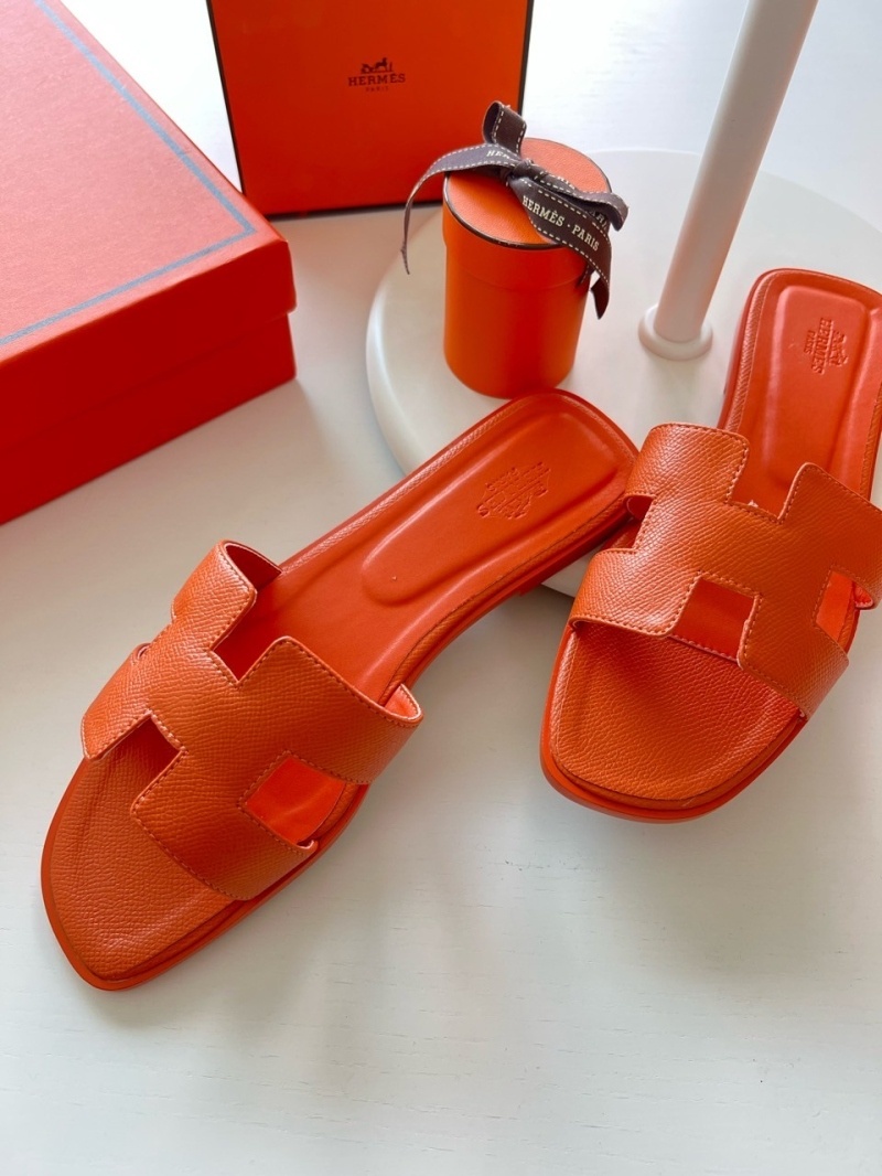 에르메스 오란 앱송 슬리퍼 ( 오렌지 )