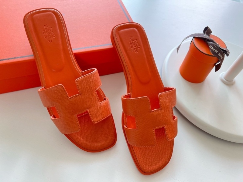 에르메스 오란 앱송 슬리퍼 ( 오렌지 )