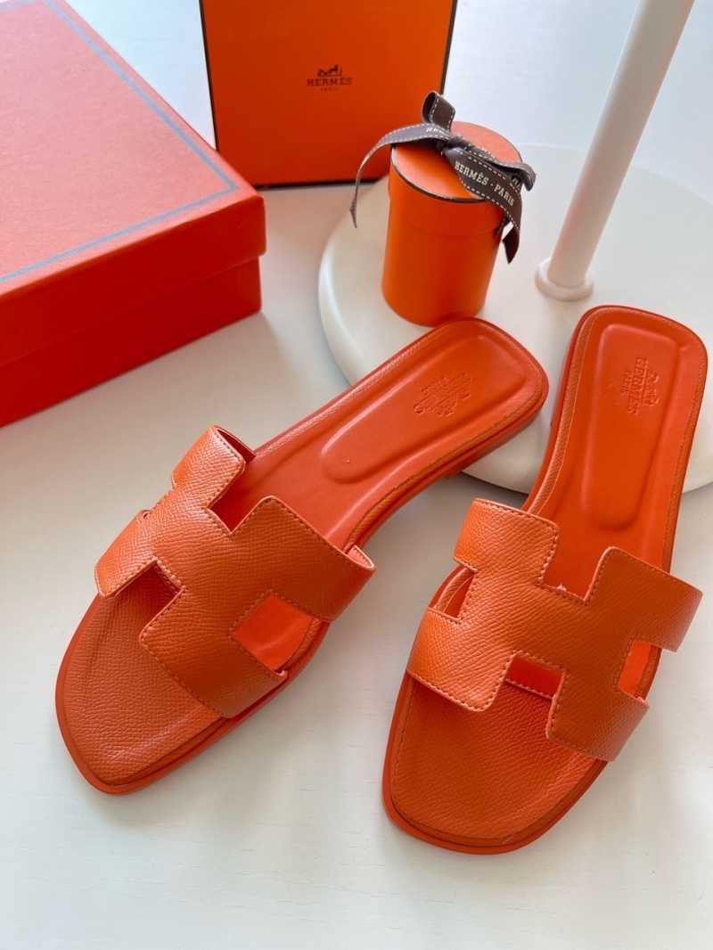 에르메스 오란 앱송 슬리퍼 ( 오렌지 )