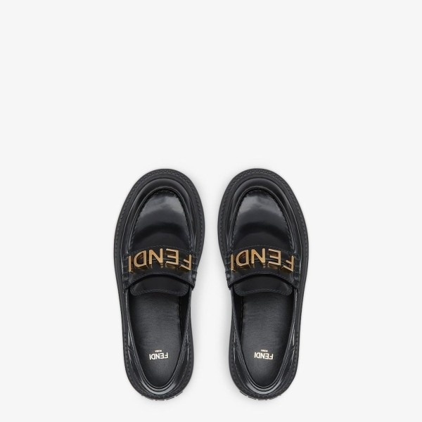 펜디 그래피 로퍼 블랙